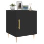 Mesita de noche madera de ingeniería negro 40x40x50 cm | Foro24.es | Tu tienda online para hogar, jardín y más Foro24.es