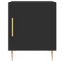 Mesita de noche madera de ingeniería negro 40x40x50 cm | Foro24.es | Tu tienda online para hogar, jardín y más Foro24.es