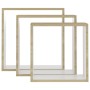 Estantes cubo de pared 3 unidades blanco y roble Sonoma de , Estantes y estanterías - Ref: Foro24-326720, Precio: 32,22 €, De...