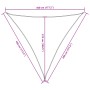 Toldo de vela triangular tela Oxford terracota 4,5x4,5x4,5 m de , Sombrillas - Ref: Foro24-135398, Precio: 32,84 €, Descuento: %