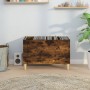 Mueble discos madera contrachapada roble ahumado 74,5x38x48 cm de , Almacenamiento para CD y DVD - Ref: Foro24-831962, Precio...
