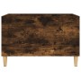 Mueble discos madera contrachapada roble ahumado 74,5x38x48 cm de , Almacenamiento para CD y DVD - Ref: Foro24-831962, Precio...