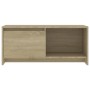 Mueble para TV madera contrachapada roble Sonoma 90x35x40 cm de , Muebles TV - Ref: Foro24-809785, Precio: 56,82 €, Descuento: %