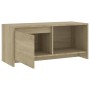 Mueble para TV madera contrachapada roble Sonoma 90x35x40 cm de , Muebles TV - Ref: Foro24-809785, Precio: 56,82 €, Descuento: %