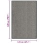 Felpudo de nudo marrón claro 120x180 cm de , Felpudos - Ref: Foro24-326949, Precio: 66,80 €, Descuento: %