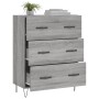 Aparador de madera de ingeniería gris Sonoma 69,5x34x90 cm | Foro24.es | Tu tienda online para hogar, jardín y más Foro24.es