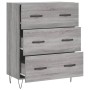 Aparador de madera de ingeniería gris Sonoma 69,5x34x90 cm | Foro24.es | Tu tienda online para hogar, jardín y más Foro24.es