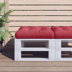 Cojín para muebles de palets tela rojo tinto 60x60x12 cm de , Cojines para sillas y sofás - Ref: Foro24-40973, Precio: 19,44 ...