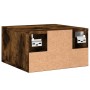 Mesita de noche de pared color roble ahumado 35x35x20 cm | Foro24.es | Tu tienda online para hogar, jardín y más Foro24.es