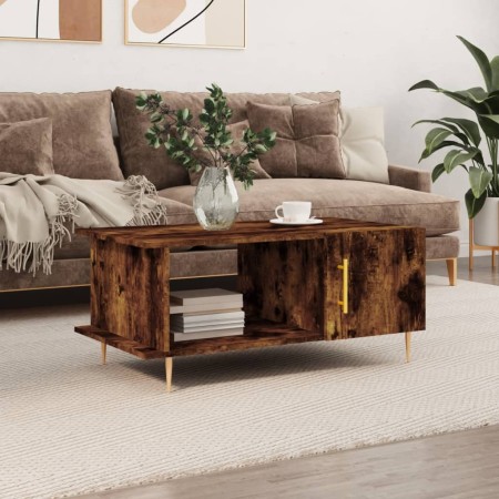 Mesa de centro madera contrachapada roble ahumado 90x50x40 cm | Foro24.es | Tu tienda online para hogar, jardín y más Foro24.es