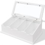 Cubertero estilo barroco MDF blanco de , Bandejas de cubiertos y utensilios - Ref: Foro24-242645, Precio: 71,03 €, Descuento: %