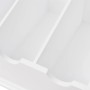 Cubertero estilo barroco MDF blanco de , Bandejas de cubiertos y utensilios - Ref: Foro24-242645, Precio: 71,03 €, Descuento: %