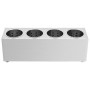 Soporte para cubiertos 4 rejillas acero inoxidable rectangular de , Bandejas de cubiertos y utensilios - Ref: Foro24-51227, P...