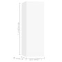 Set de muebles de salón TV 4 piezas madera de ingeniería blanco de , Muebles TV - Ref: Foro24-3078731, Precio: 152,08 €, Desc...