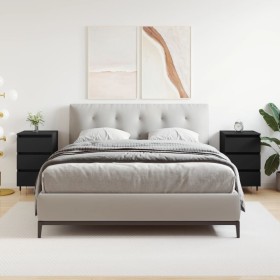 Comprar Mesitas de noche 2 uds madera de