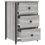 Mesita de noche madera de ingeniería gris Sonoma 40x36x60 cm | Foro24.es | Tu tienda online para hogar, jardín y más Foro24.es