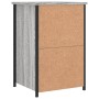 Mesita de noche madera de ingeniería gris Sonoma 40x36x60 cm | Foro24.es | Tu tienda online para hogar, jardín y más Foro24.es