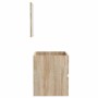 Armario de baño con espejo madera de ingeniería roble Sonoma de , Muebles de baño - Ref: Foro24-804866, Precio: 65,30 €, Desc...