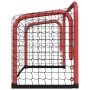 Portería hockey y red acero y poliéster rojo y negro 68x32x47cm de , Porterías de hockey - Ref: Foro24-93740, Precio: 42,05 €...
