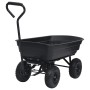 Carrito de mano basculante para jardín 300 kg 75 L negro de , Carretillas de carga - Ref: Foro24-92579, Precio: 158,51 €, Des...