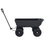 Carrito de mano basculante para jardín 300 kg 75 L negro de , Carretillas de carga - Ref: Foro24-92579, Precio: 158,51 €, Des...