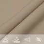 Toldo de vela triangular tela Oxford gris taupe 5x7x7 m de , Sombrillas - Ref: Foro24-135457, Precio: 53,77 €, Descuento: %