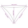 Toldo de vela triangular tela Oxford gris taupe 5x7x7 m de , Sombrillas - Ref: Foro24-135457, Precio: 53,77 €, Descuento: %