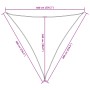 Toldo de vela triangular tela Oxford gris taupe 6x6x6 m de , Sombrillas - Ref: Foro24-135460, Precio: 52,10 €, Descuento: %