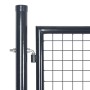 Puerta de malla de jardín acero galvanizado gris 289x125 cm de , Puertas de jardín - Ref: Foro24-143364, Precio: 402,28 €, De...