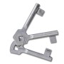 Puerta de malla de jardín acero galvanizado gris 289x125 cm de , Puertas de jardín - Ref: Foro24-143364, Precio: 402,28 €, De...