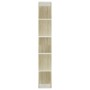 Estantería/divisor espacios blanco y roble sonoma 45x24x159 cm | Foro24.es | Tu tienda online para hogar, jardín y más Foro24.es