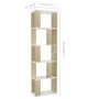 Estantería/divisor espacios blanco y roble sonoma 45x24x159 cm | Foro24.es | Tu tienda online para hogar, jardín y más Foro24.es