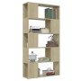 Librería separador contrachapada roble Sonoma 80x24x155 cm de , Librerías y estanterías - Ref: Foro24-809146, Precio: 85,62 €...