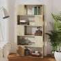 Librería separador contrachapada roble Sonoma 80x24x155 cm de , Librerías y estanterías - Ref: Foro24-809146, Precio: 85,62 €...
