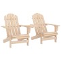 Sillas de jardín Adirondack con mesita madera maciza de abeto de , Sillas de jardín - Ref: Foro24-315892, Precio: 147,23 €, D...