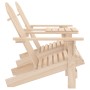 Sillas de jardín Adirondack con mesita madera maciza de abeto de , Sillas de jardín - Ref: Foro24-315892, Precio: 147,23 €, D...
