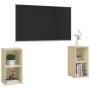 Muebles de salón de pared 2 pzas madera ingeniería roble Sonoma | Foro24.es | Tu tienda online para hogar, jardín y más Foro24.es