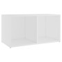 Mueble para TV madera contrachapada blanco 72x35x36,5 cm de , Muebles TV - Ref: Foro24-805525, Precio: 39,55 €, Descuento: -5%%