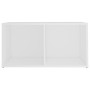 Mueble para TV madera contrachapada blanco 72x35x36,5 cm de , Muebles TV - Ref: Foro24-805525, Precio: 39,55 €, Descuento: -5%%