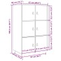 Aparador de madera maciza de pino 67x40x108,5 cm de , Aparadores - Ref: Foro24-820172, Precio: 152,73 €, Descuento: %