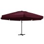 Sombrilla de jardín con palo de aluminio rojo burdeos 600 cm de , Sombrillas - Ref: Foro24-47374, Precio: 299,79 €, Descuento: %