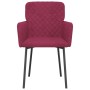 Sillas de comedor 2 unidades terciopelo rojo tinto | Foro24.es | Tu tienda online para hogar, jardín y más Foro24.es