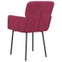 Sillas de comedor 2 unidades terciopelo rojo tinto | Foro24.es | Tu tienda online para hogar, jardín y más Foro24.es