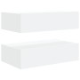 Muebles de TV con luces LED 2 unidades blanco 60x35x15,5 cm de , Muebles TV - Ref: Foro24-842887, Precio: 78,81 €, Descuento: %