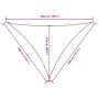 Toldo de vela triangular tela Oxford terracota 3x4x5 m de , Sombrillas - Ref: Foro24-135393, Precio: 31,91 €, Descuento: %