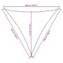 Toldo de vela triangular tela Oxford verde oscuro 5x5x5 m de , Sombrillas - Ref: Foro24-135510, Precio: 41,44 €, Descuento: -5%%