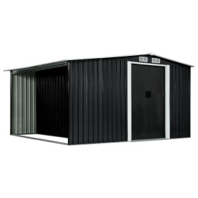 Comprar Cobertizo jardín puertas correderas acero