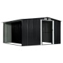 Cobertizo jardín puertas correderas acero gris 329,5x312x178 cm | Foro24.es | Tu tienda online para hogar, jardín y más Foro24.es