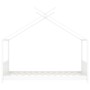 Estructura de cama infantil madera maciza pino blanco 80x160 cm de , Cunas y camas para niños - Ref: Foro24-283368, Precio: 1...