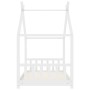 Estructura de cama infantil madera maciza pino blanco 80x160 cm de , Cunas y camas para niños - Ref: Foro24-283368, Precio: 1...